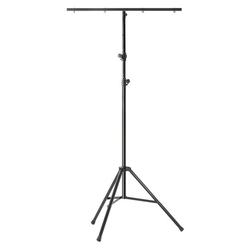 Adam Hall 123cm Lighting Stand w/ TV Spigot Adapter SLTS017 Large - Black