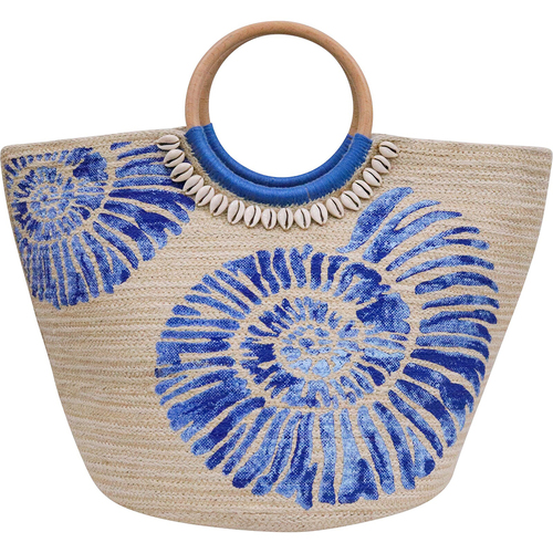 LVD Jute Ocean Portable On The Go Decorative Carry Bag