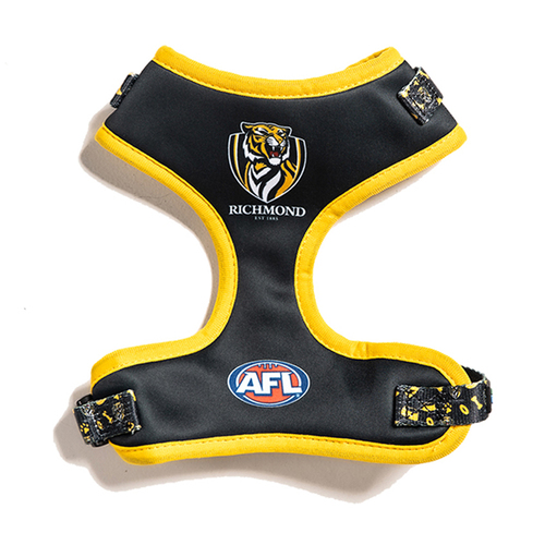 AFL Richmond Tigers Pet Dog Padded Harness Adjustable Vest S