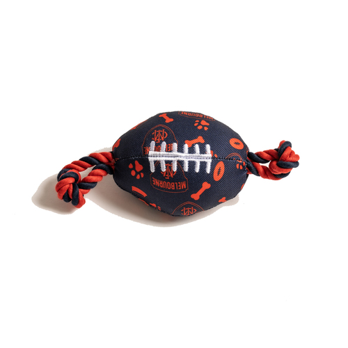 The Stubby Club  Melbourne Demons AFL Themed Pet Chew Toy