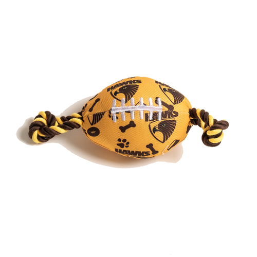 The Stubby Club Hawthorn Hawks AFL Themed Pet Chew Toy