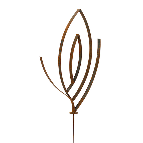 Sculpture Germination 110cm Rust Metal Ornament Decor