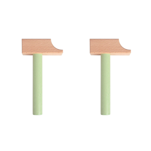 2x MamaMemo Workshop Tools Hammer Kids/Children Fun Wooden Toy 3+