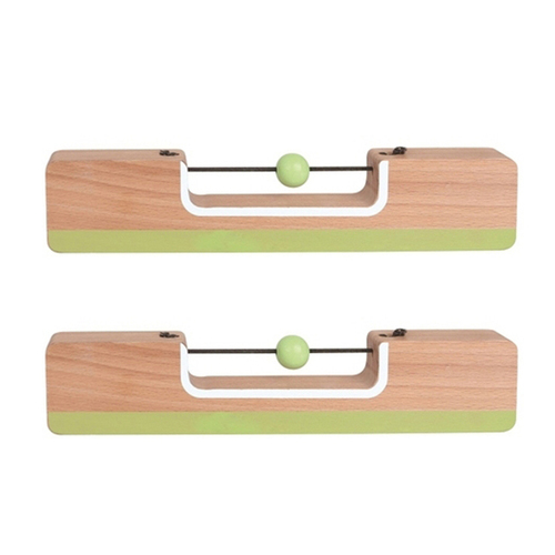 2x MamaMemo Workshop Tools Spirit Level Kids/Children Fun Wooden Toy 3+