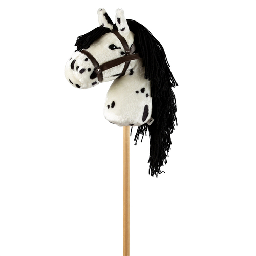 Astrup 68cm Piebald Hobby Horse Toy Kids/Children 3y+