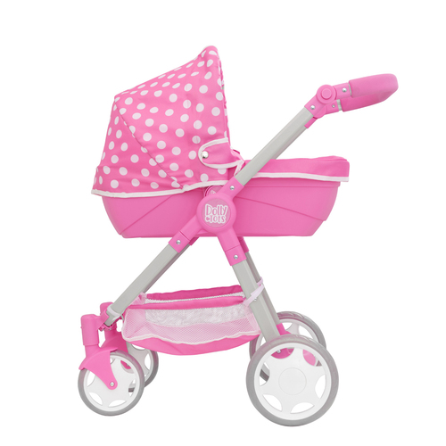 Dolly Tots Roamer Doll Pram Stroller Kids/Children Toy Pink 3y+