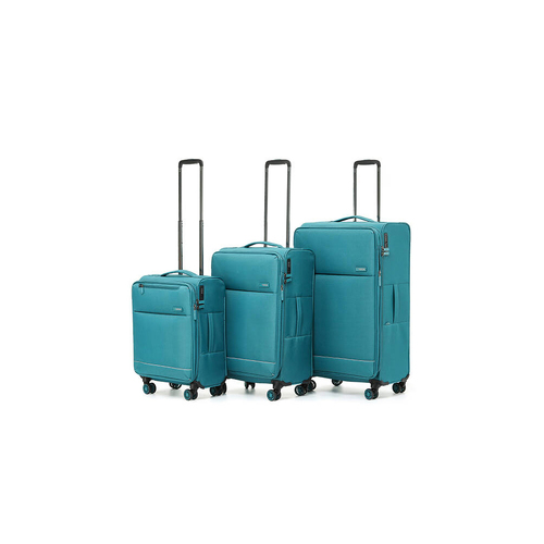 3pc Tosca So-Lite Suitcase Trolley Luggage Set - Teal