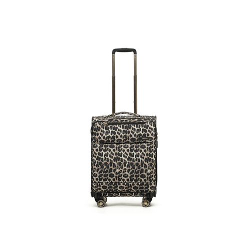 Tosca So-Lite 54cm/48L Suitcase Luggage Trolley - Leopard