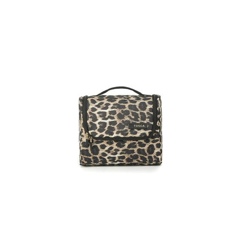 Tosca So-Lite 26cm/6L Hanging Travel Toiletry Bag  - Leopard