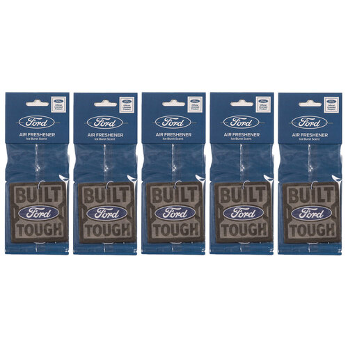 5PK The Stubby Club Ford Built Tough Ice Burst Scent Car Air Freshener