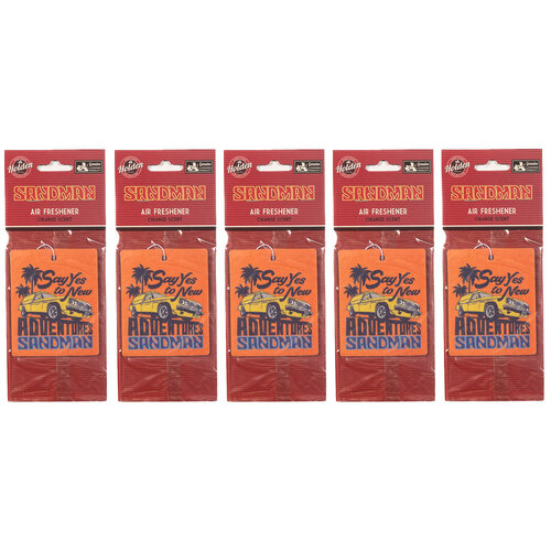 5PK The Stubby Club Holden Sandman Orange Scent Car Air Freshener