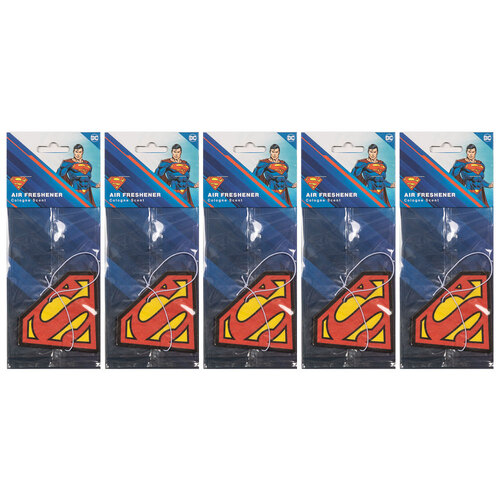 5PK The Stubby Club Cologne Scent Car Air Freshener - Superman Logo