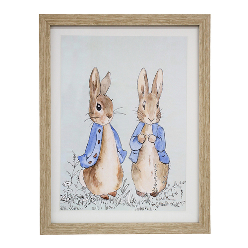 LVD Framed Glass/Resin 35x45cm Print Peter Rabbit Wall Hanging Art