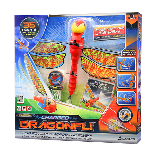 Stunt Flyer Dragonfl Acrobatic Flight w/ USB Charger Kids Outdoor Toy 8y+