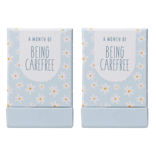 2x 31pc Splosh A Month Of Being Carefree Affirmation Cards w/ Box