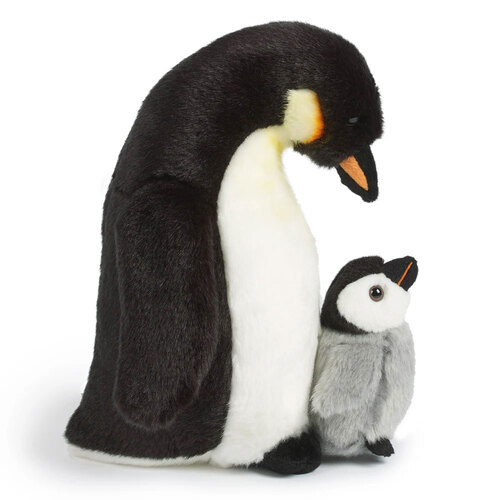 Living Nature Penguin with Chick 27cm