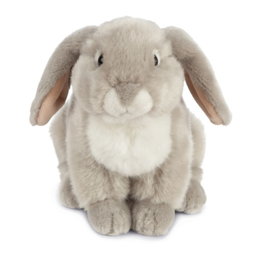 Living Nature French Lop Eared 26.5cm Rabbit Kids Toy Grey 0+