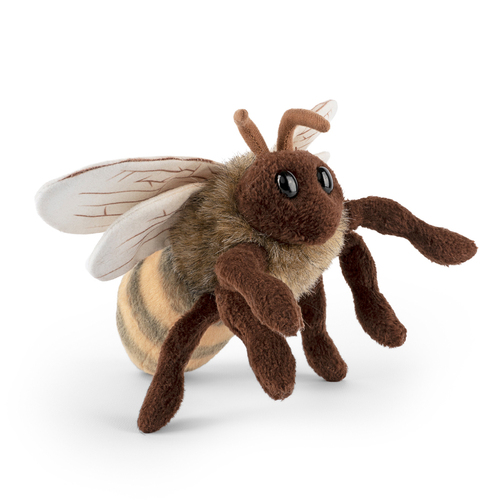 Living Nature 20cm European Honey Bee Animal Plush Toy Kids 0m+