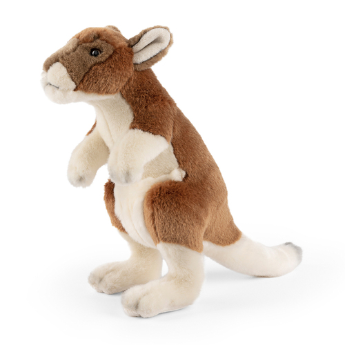 Living Nature 27cm Kangaroo Animal Plush Toy Kids 0m+