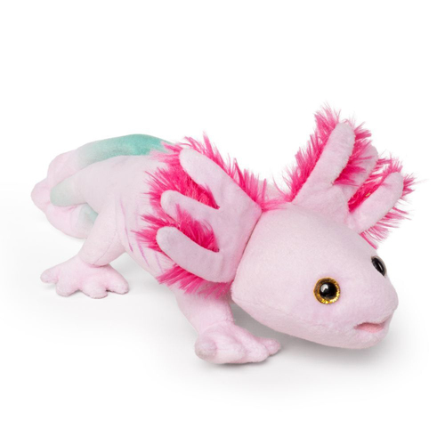 Living Nature 32cm Axolotl Animal Plush Kids Toy Pink