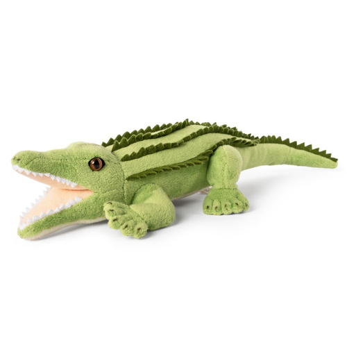 Living Nature 64cm Crocodile Large Stuffed Animal Plush Kids Toy Green