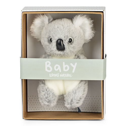 Living Nature 21cm Baby Koala Kids Stuffed Toy - Grey