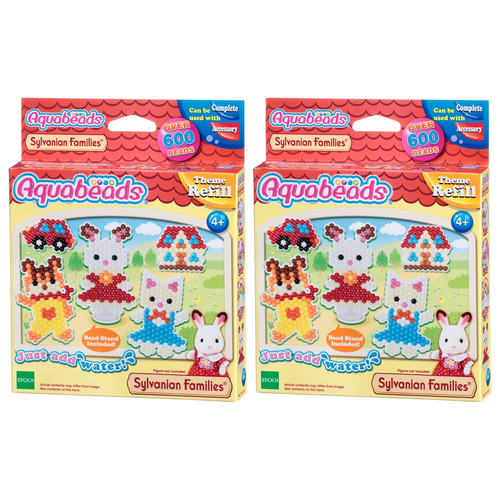 2PK Aquabeads Sylvanian Families Character Set Kids/Childrens Toy 4+