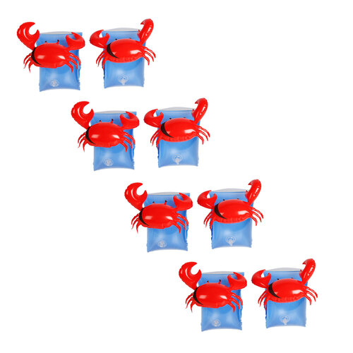 4PK Airtime Inflatable Armbands 3D Crab Design 25x15cm 3-6y