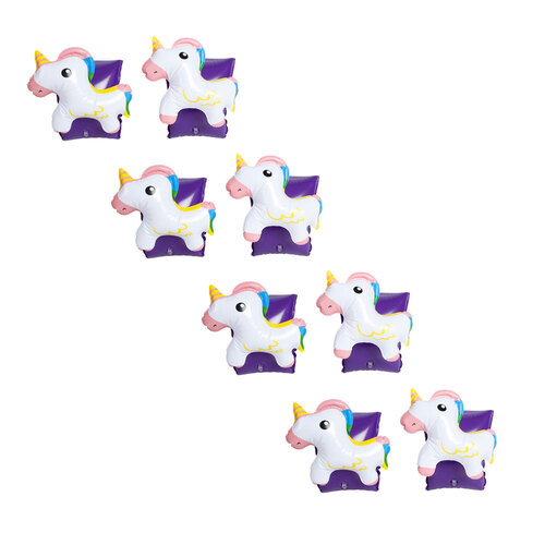 4PK Airtime Inflatable Armbands 3D Unicorn Design 25x15cm 3-6y