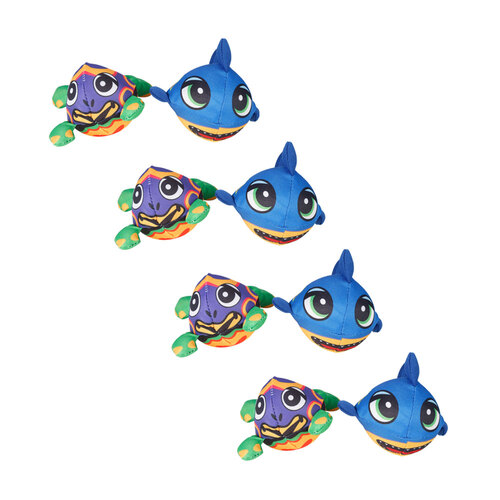 4x 2Pce Airtime Water Splash Fish Bombs Assorted Designs 20x15cm 3+