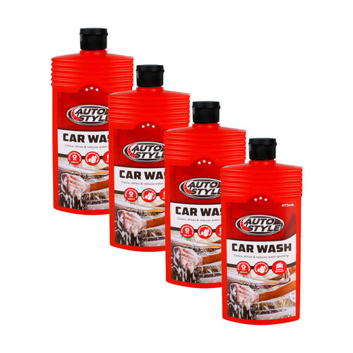 4PK Auto Style Car Wash 473Ml Auto Protective Cleaner/Wiper 31x24x28cm