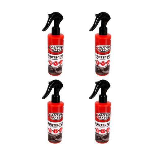 4PK Auto Style 250Ml Protector Vinyl/Plastic/ Rubber 34.5x22.5x19cm