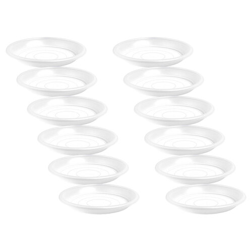 12PK Artevasi Transparent 10cm Saucer Indoor/Outdoor Pot Plant Holder