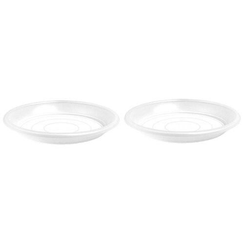 2PK Artevasi Transparent 33cm Saucer Indoor/Outdoor Pot Plant Holder