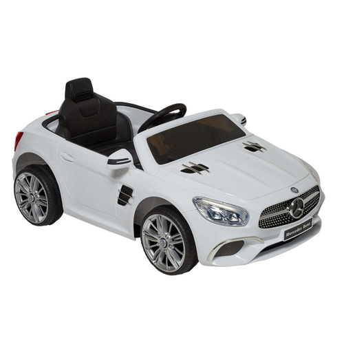 Mercedes Benz SL400 Kids/Children 6V Electric Ride-On Vehicle Toy - White 3y+