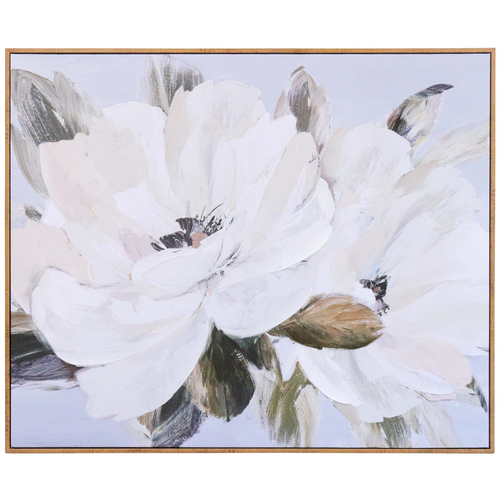 LVD Framed Canvas Home/Room Decor 70x85cm - Country Blooms