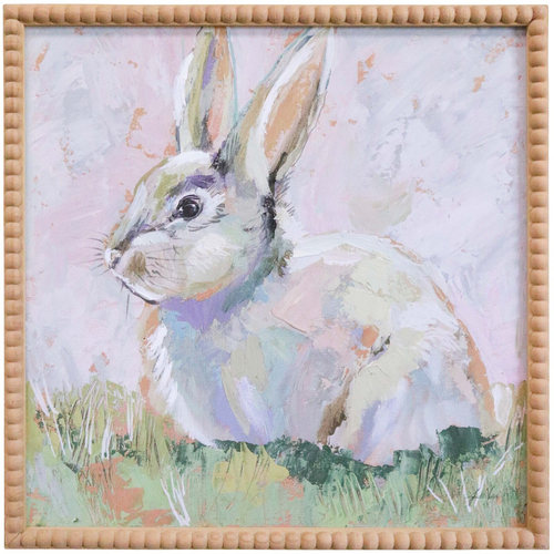 LVD Framed Canvas Home/Room Decor 40x40cm - Rabbit