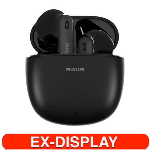 AIWA In-Ear Budstem True Wireless Bluetooth Earbuds Black