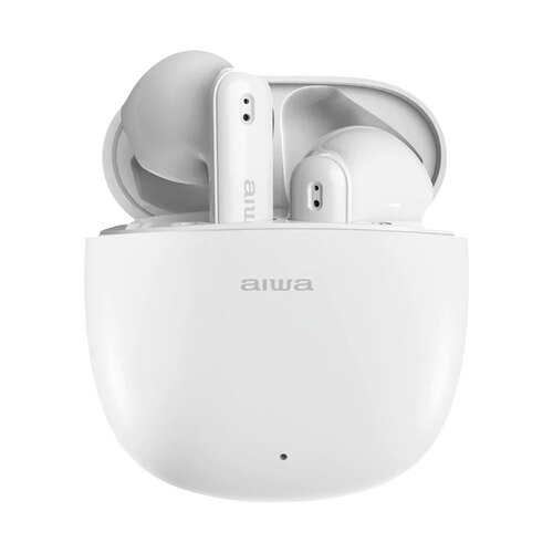 AIWA In-Ear Budstem True Wireless Bluetooth Earbuds White