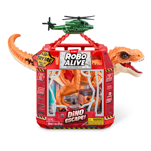 ZURU Robo Alive Dino Escape Playset Kids Toy Assorted 3y+