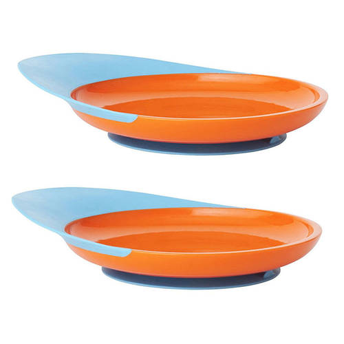 2PK Catch Plate with Spill Catcher - Blue/Orange - 9m+