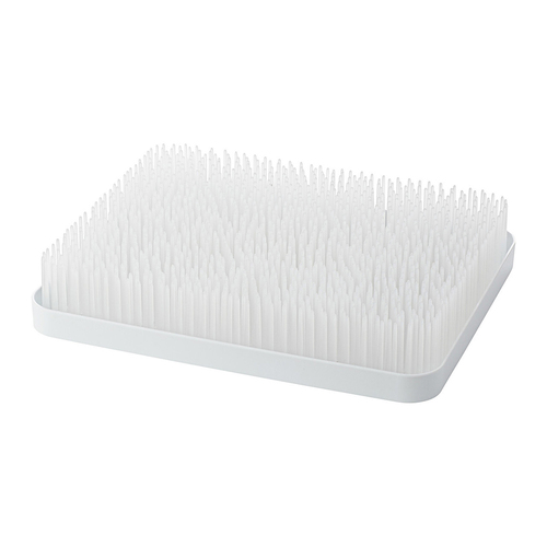 Boon LAWN Multi Purpose Countertop Bench Bristle Drying Rack - White