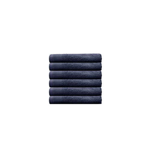 Bambury Ultra soft Elvire Face Washer Navy 142 x 76cm Cotton Woven