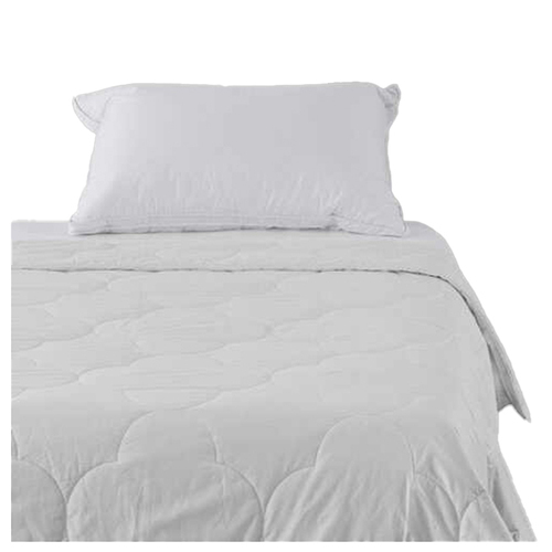 Canningvale Alessia Bamboo Single Bed Summer Quilt - White