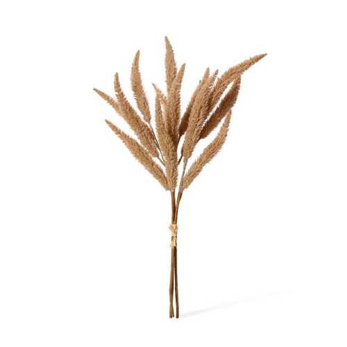 E Style Artificial 65cm Plastic Foxtail Decor Bundle - Brown