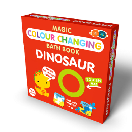 Buddy & Barney Magic Colour Changing Bath Book - Dinosaur Kids 1y+