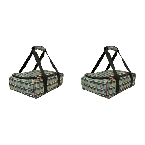 2PK Bambury Felix Insulated Food Carrier Cooler Bag 40x27cm