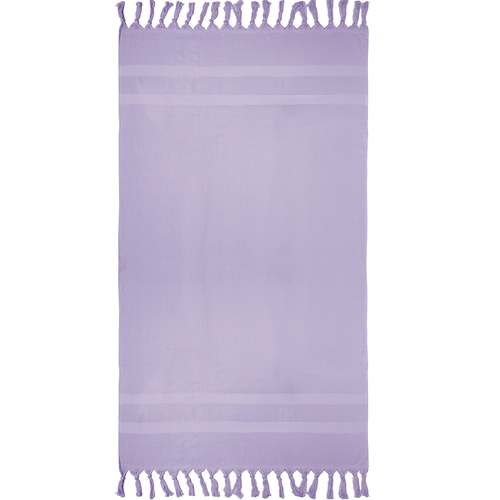 Bambury Ultra soft Durable Sophia Beach Towel Lilac 90 x 170cm Cotton Woven