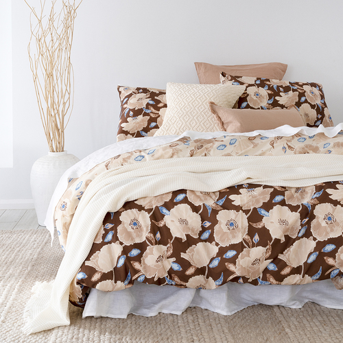 Bambury Faith Quilt Cover Set Queen Bed Soft Touch Woven Home