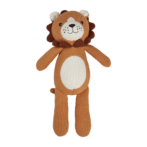 Splosh Baby Lion Cotton Knitted Plush Toy 32cm Blue 0+